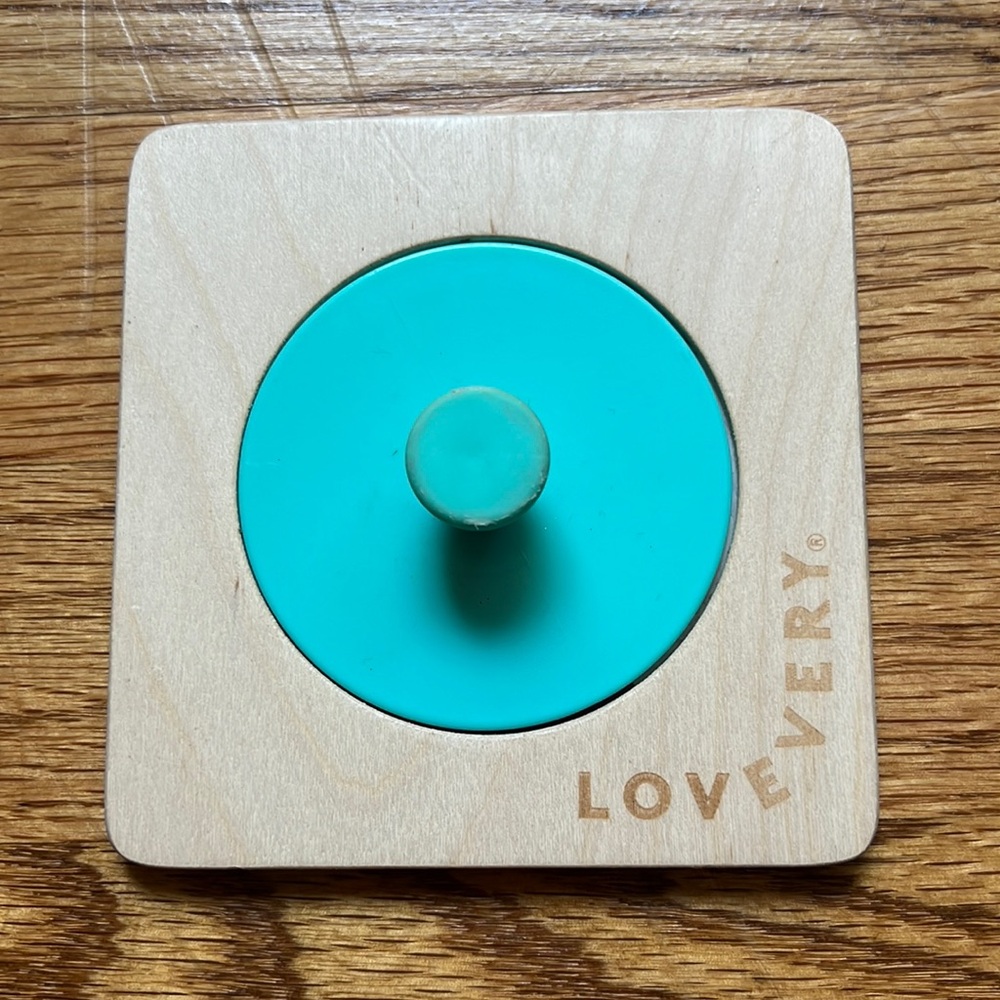 Lovevery Inspector kit first puzzle